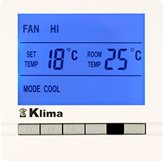 Klima Central AC Thermostat 24V / 50/60Hz KL-5600